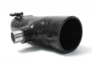 Subaru WRX Turbo Inlet Hose - Perrin Performance - 3in (For Aftermarket Turbos Only) - Black - `02-`07